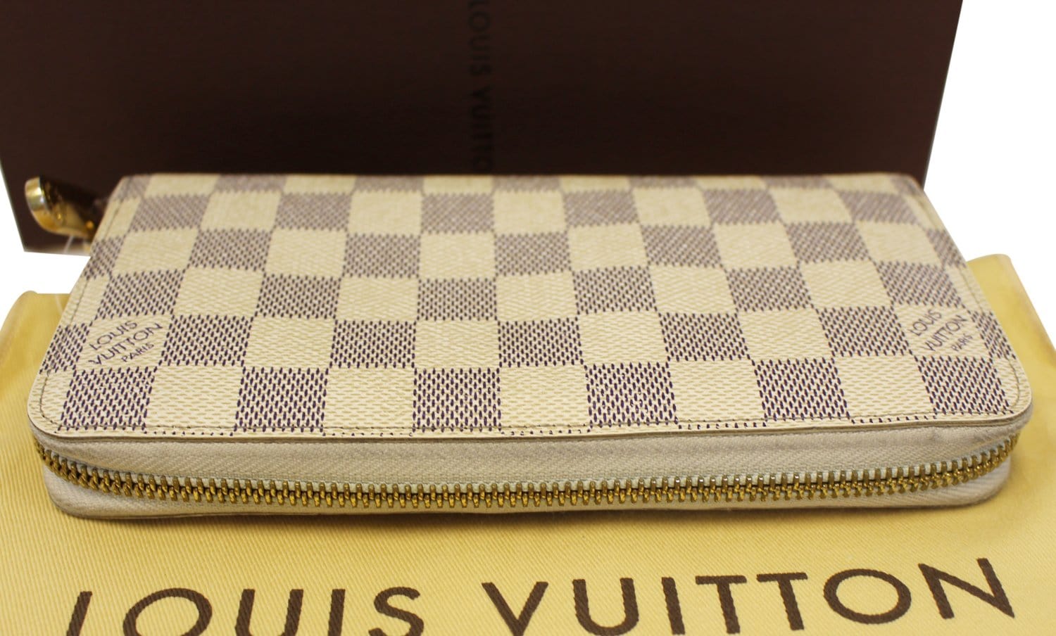 100% AUTHENTIC Louis Vuitton Insolite Wallet Damier Azur
