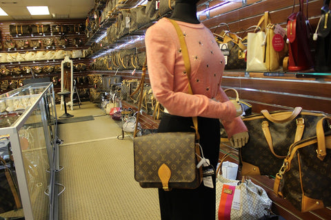 LOUIS VUITTON Monogram Canvas Cartouchiere GM Messenger Bag