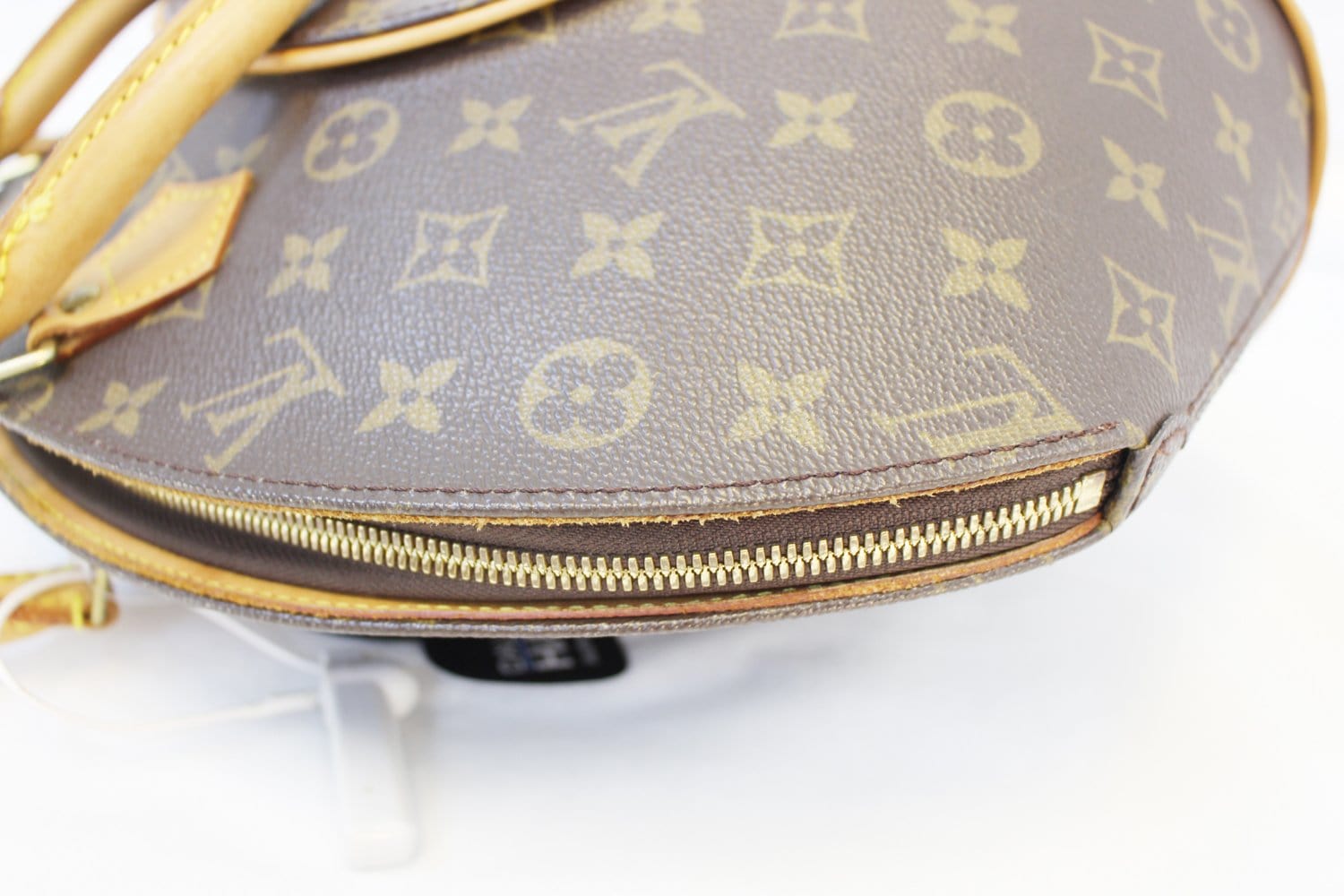 monogram canvas ellipse handbag