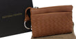 BOTTEGA VENETA Intrecciato Nappa Key Case Brown Leather 