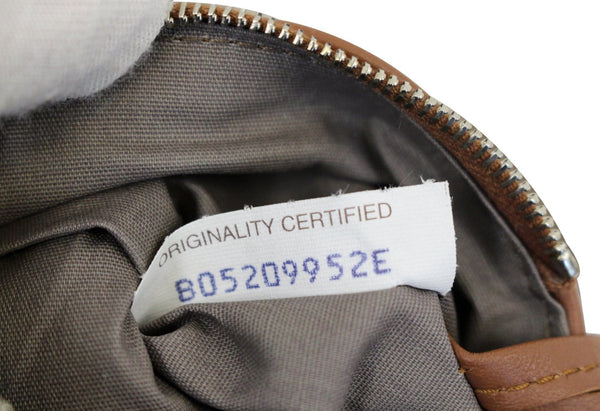 BOTTEGA VENETA Intrecciato Nappa Key Case Brown Leather 