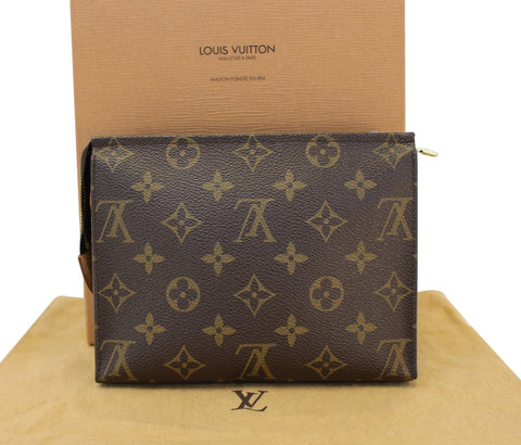 LOUIS VUITTON Monogram Poche Toilette 19 Cosmetics Pouch
