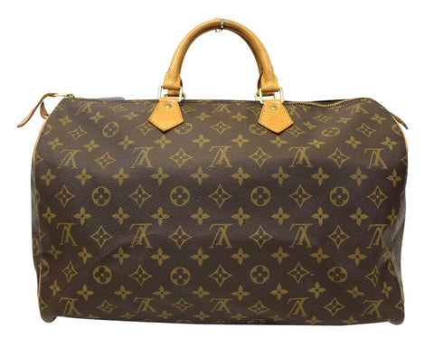 LOUIS VUITTON Speedy 40 Monogram Canvas Satchel