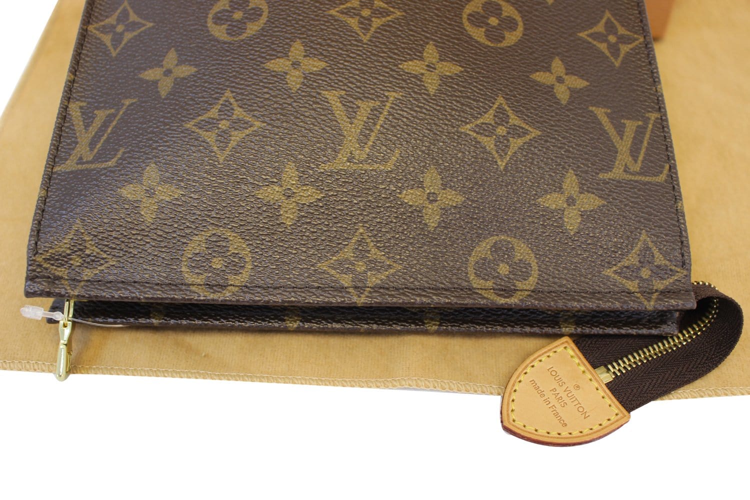 Louis Vuitton Poche Toilette NM Brown in Coated Canvas with Gold-tone - US