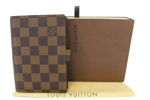 LOUIS VUITTON Damier Ebene Agenda PM Day Planner Cover