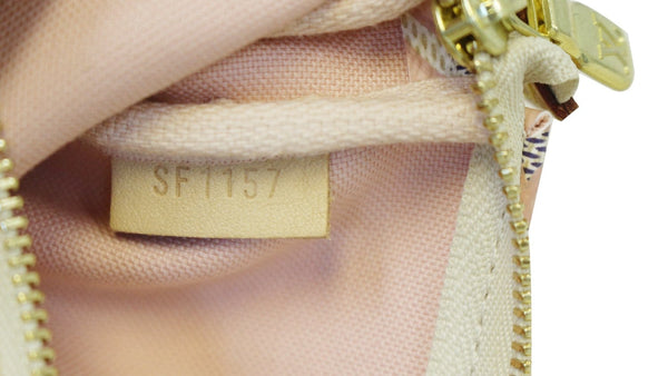 LOUIS VUITTON Damier Azur Tahitienne Mini Pochette Accessories