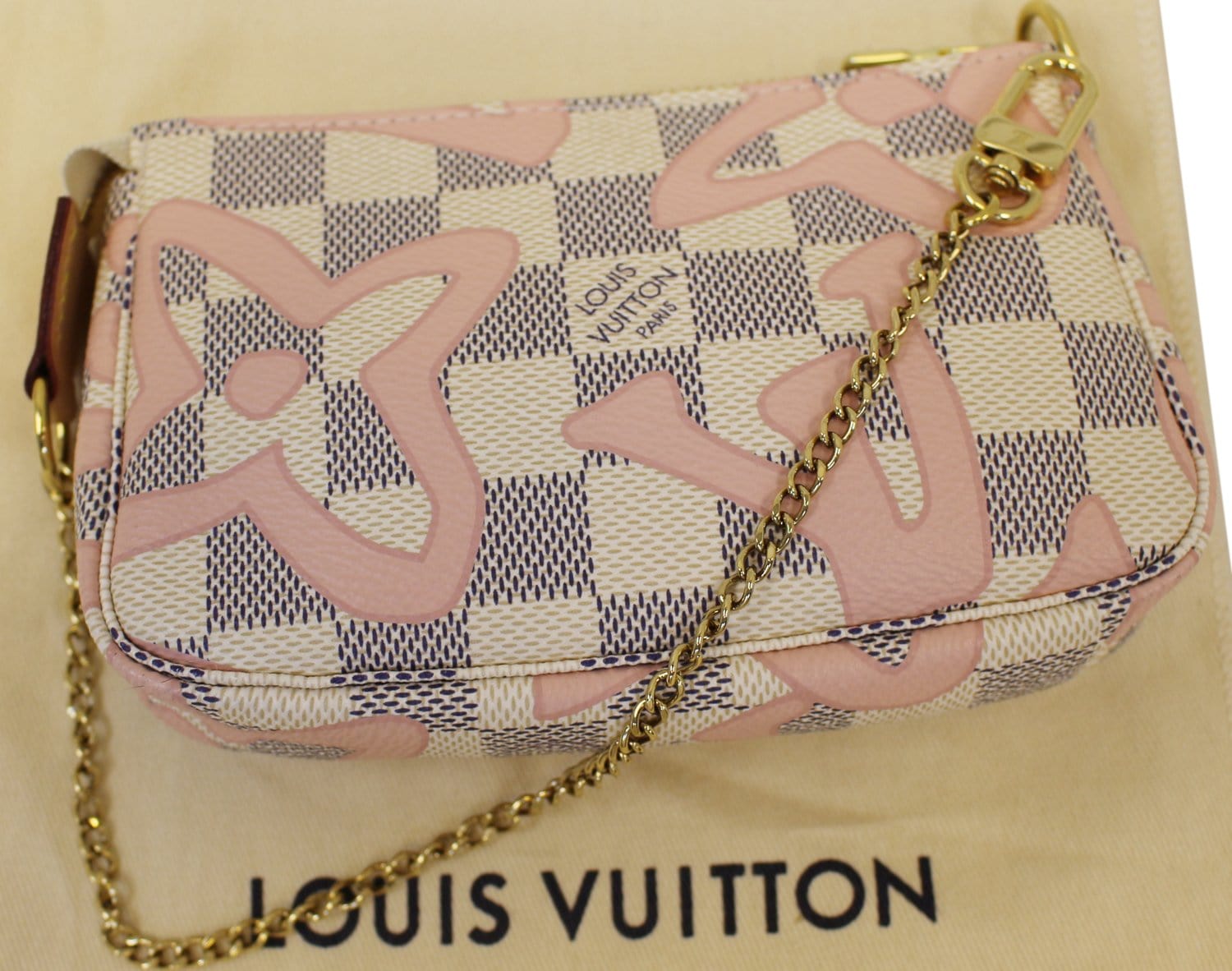 Louis Vuitton Neon Pink Mini Pochette Accessoires