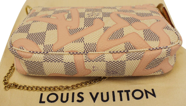 LOUIS VUITTON Damier Azur Tahitienne Mini Pochette Accessories