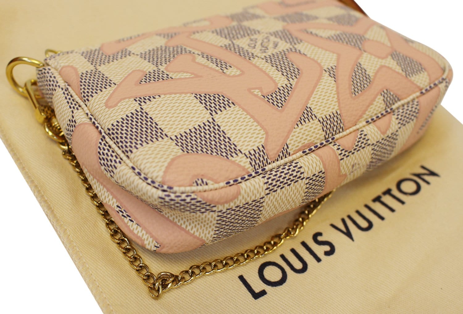 Louis Vuitton Mini Pochette Accessories Damier Azur Tahitienne