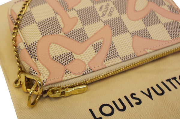 LOUIS VUITTON Damier Azur Tahitienne Mini Pochette Accessories