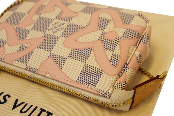 LOUIS VUITTON Damier Azur Tahitienne Mini Pochette Accessories