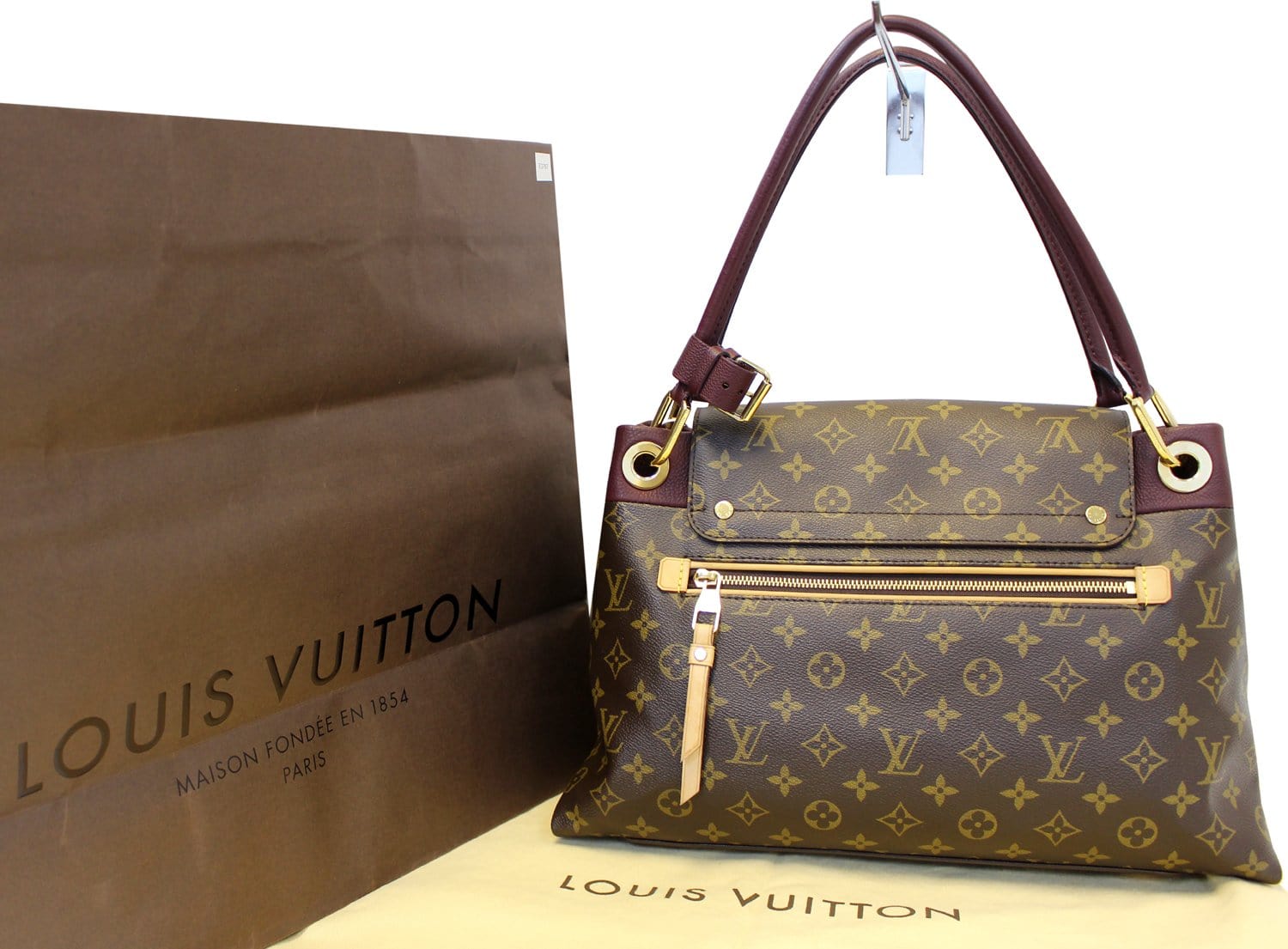 Louis Vuitton Olympe Monogram Canvas Satchel Shoulder Bag Aurore - Vinted