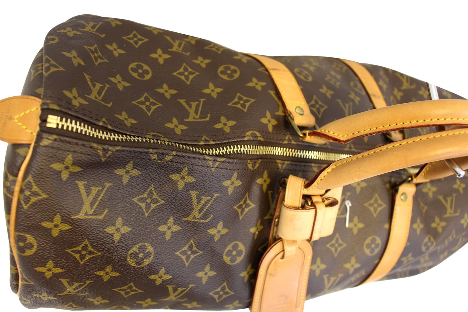 Louis Vuitton Sirius 55 Boston Bag Travel Bag Brown Monogram Vintage –  Timeless Vintage Company