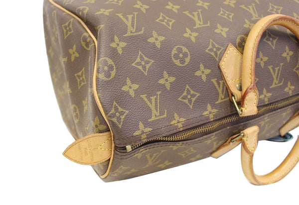 Louis Vuitton Speedy 40 Monogram Canvas Shoulder Bag
