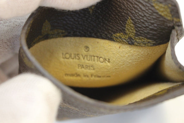 LOUIS VUITTON Monogram Canvas Simple Glasses Case