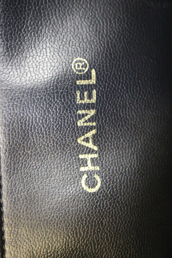 CHANEL Lambskin Chain Black Shoulder Bag