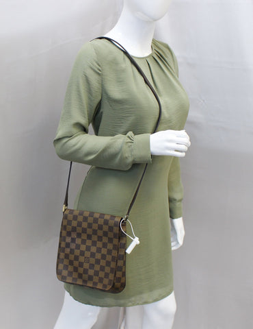 LOUIS VUITTON Damier Ebene Musette Salsa Crossbody Bag