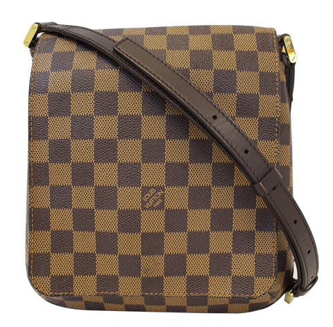 LOUIS VUITTON Damier Ebene Musette Salsa Crossbody Bag