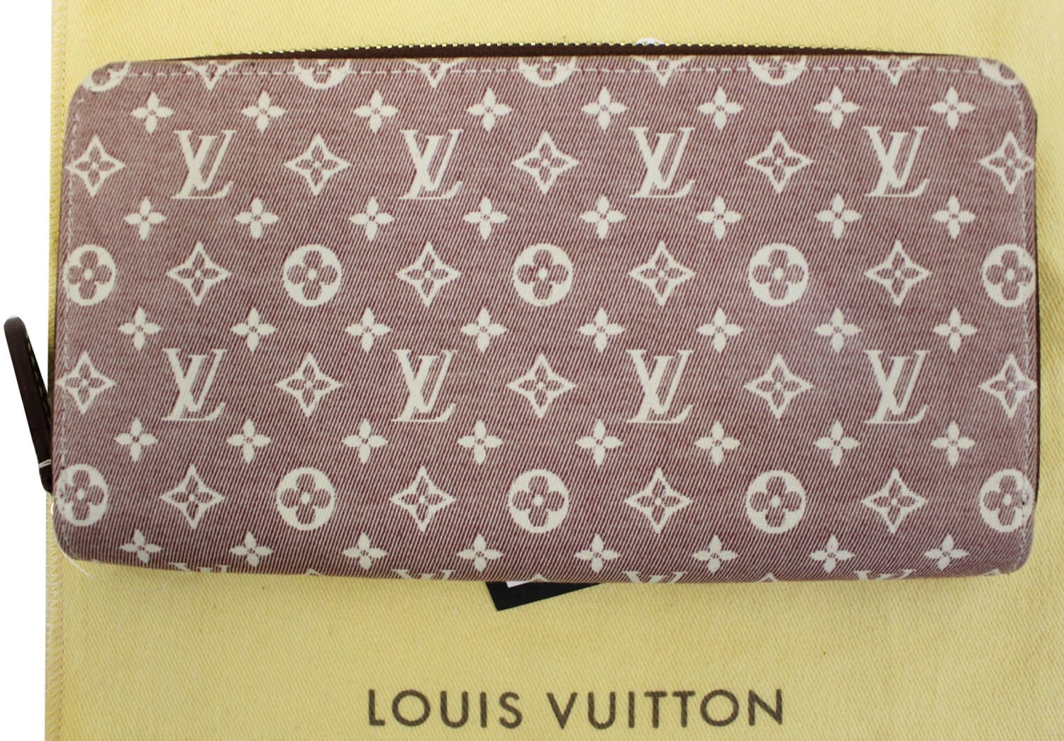 LOUIS VUITTON Mini Lin Ebene Monogram Zippy Wallet