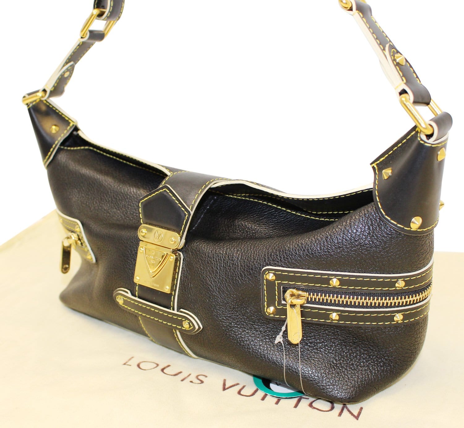 LOUIS VUITTON Handbag M91887 Rock It PM Suhari leather Black Women