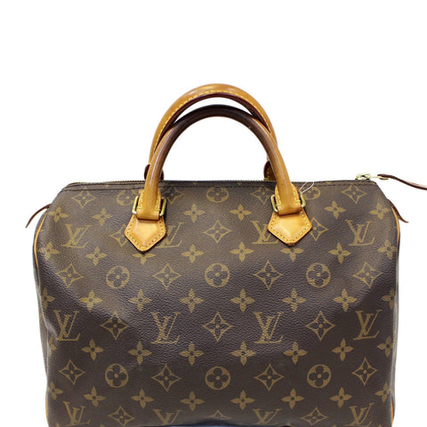 LOUIS VUITTON Speedy 30 Monogram Canvas Satchel Bag