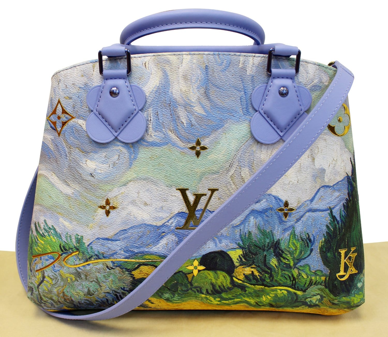 Louis Vuitton Multicolor Leather Van Gogh Montaigne MM Bag