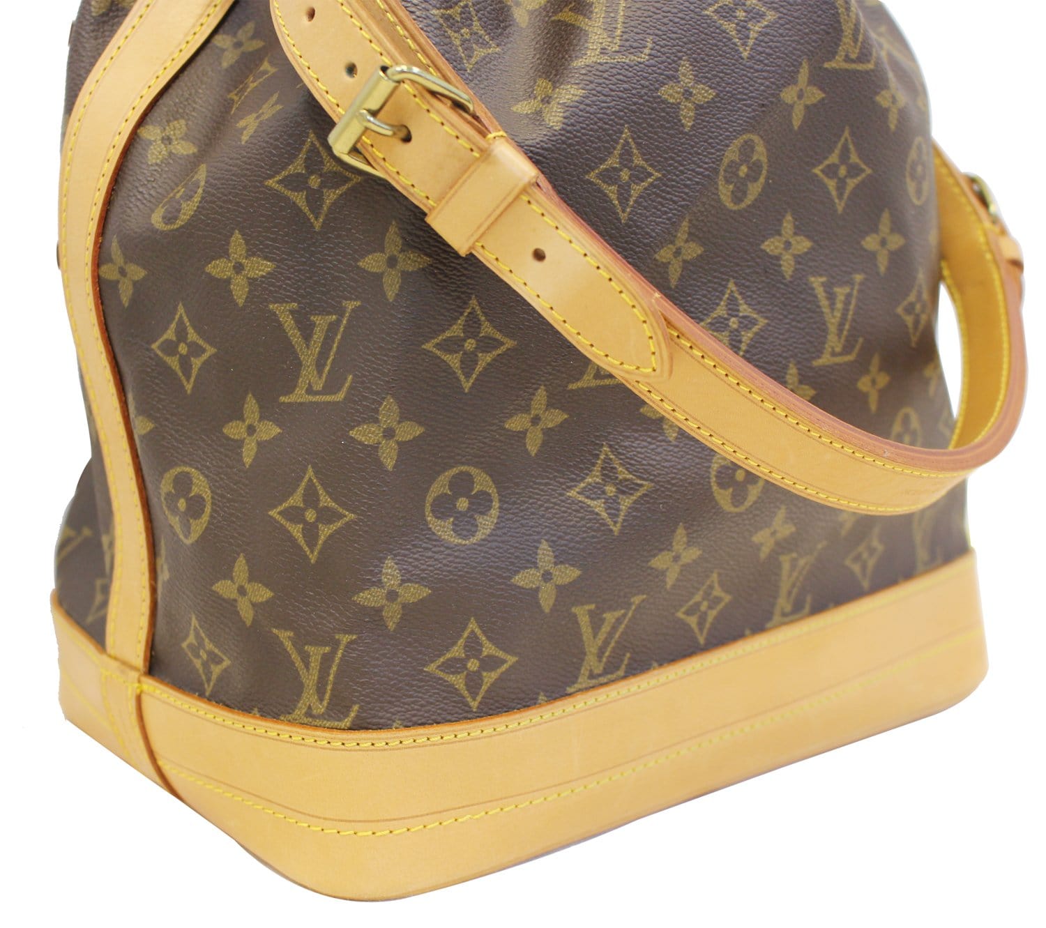 A Louis Vuitton Large Flap Shoulder Bag and Dust Cover. LV monogram canvas.  Gold-tone hardware. Thic