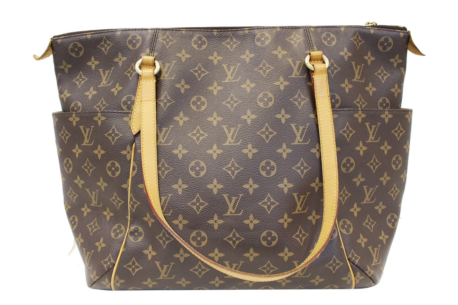louis vuitton tote with side pockets