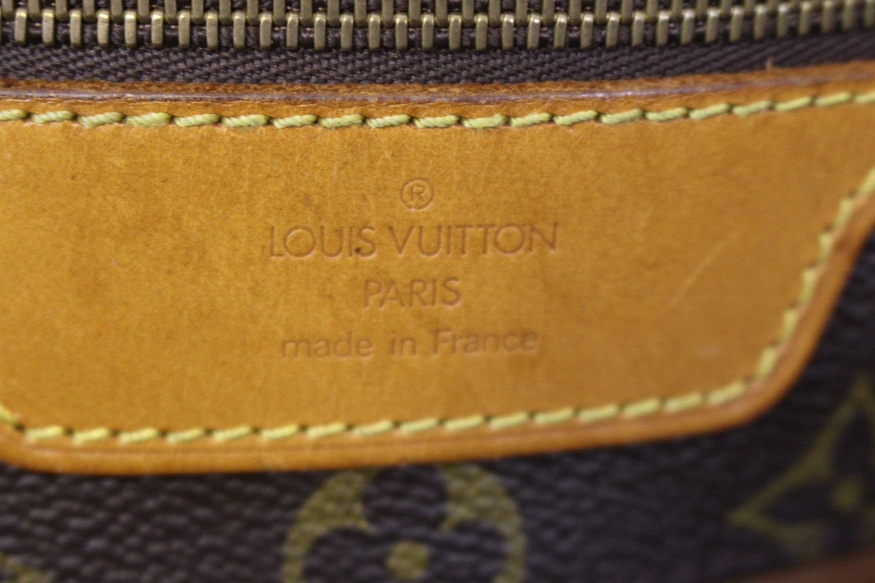 LOUIS VUITTON Vintage Monogram Sac Shopping Bag For Sale at 1stDibs