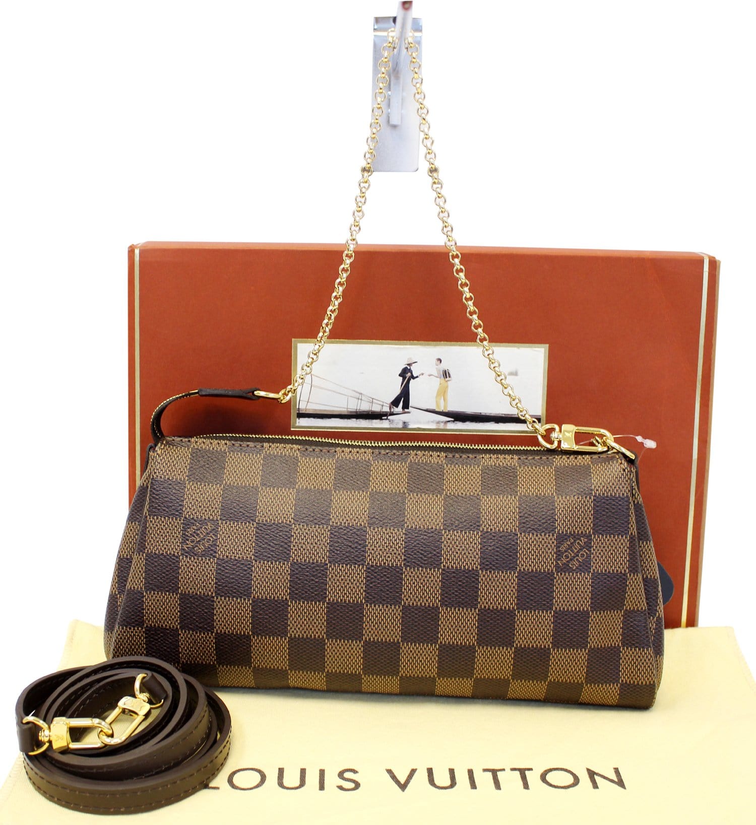 Louis Vuitton, Bags, Louis Vuitton Eva Clutch With Box And Pouch