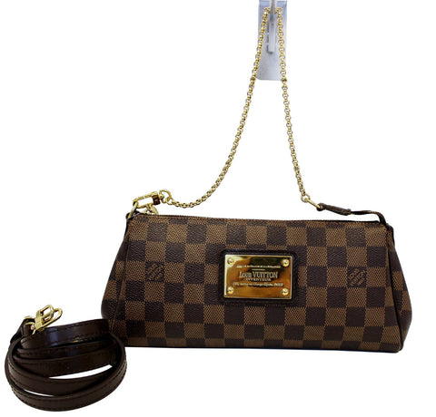 LOUIS VUITTON Damier Ebene Eva Accessories Pouch Crossbody Bag