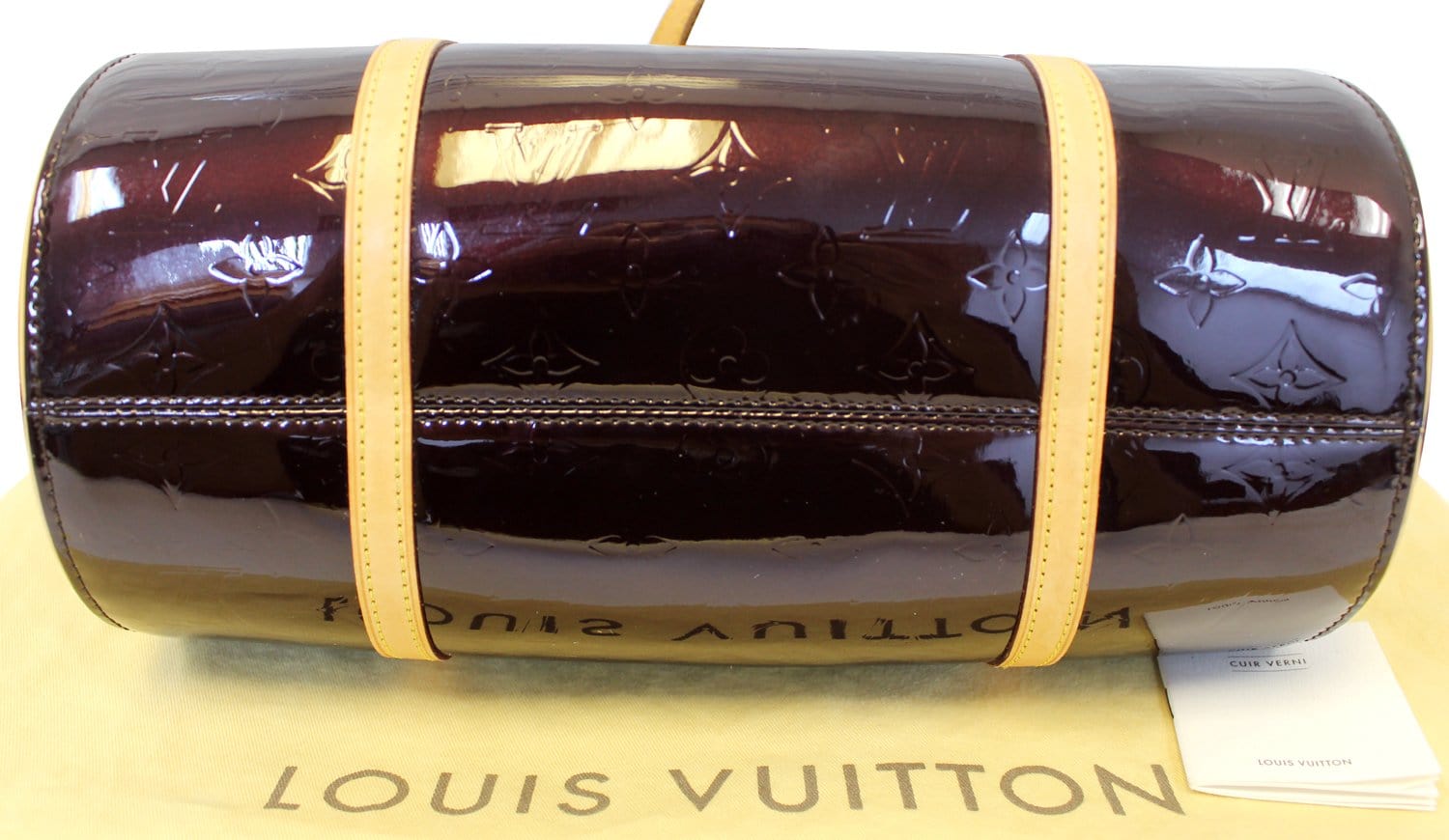 Louis Vuitton Bedford Handbag Monogram Vernis Neutral 213721272