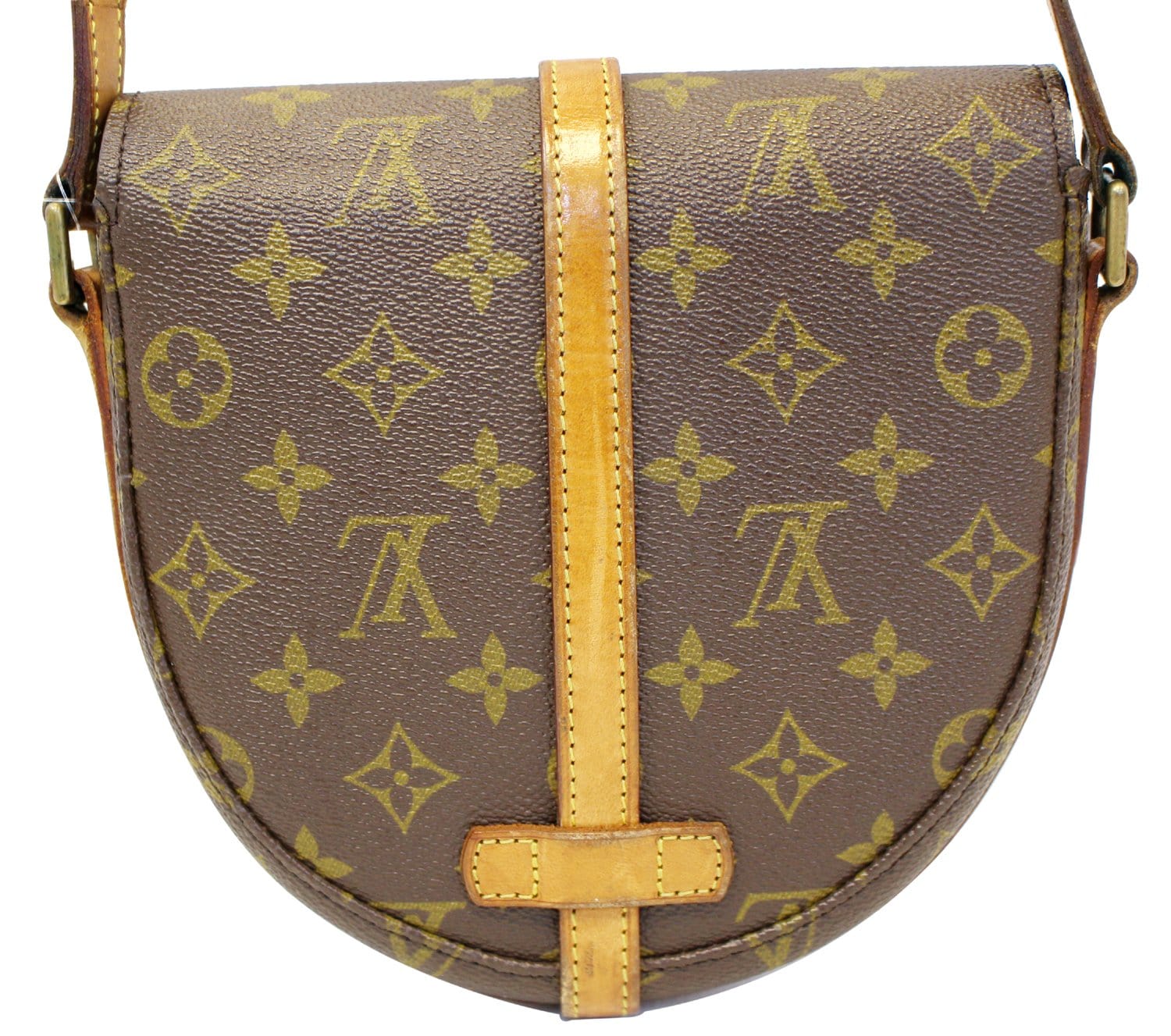 Chantilly leather crossbody bag Louis Vuitton Brown in Leather - 24468630