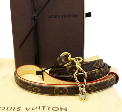 LOUIS VUITTON Monogram Canvas Baxter Dog Leash MM