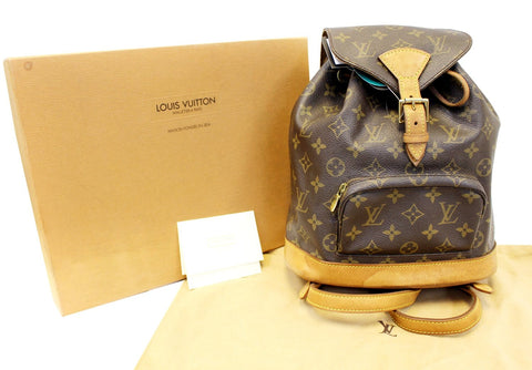 LOUIS VUITTON Monogram Canvas Montsouris MM Backpack Bag