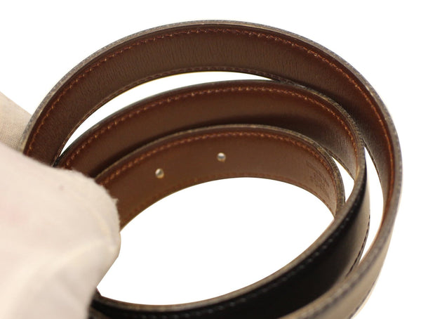 HERMES Replacement Black Belt Strap Size 33