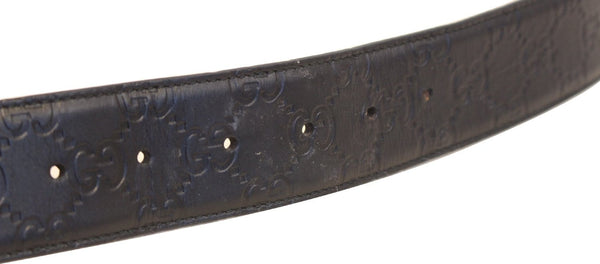 GUCCI Interlocking G Guccissima Leather Signature Belt Size 100/40