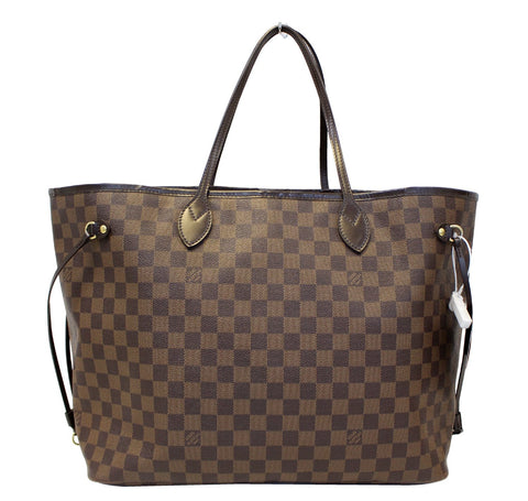 LOUIS VUITTON Damier Ebene Neverfull GM Tote Bag
