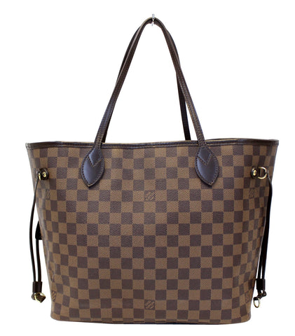 LOUIS VUITTON Damier Ebene Neverfull MM Shoulder Bag