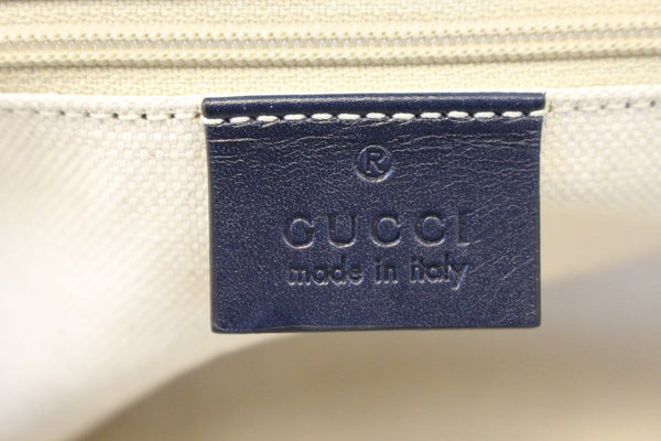 Gucci Sukey Tote Bag Navy GG Canvas Large - gucci grey