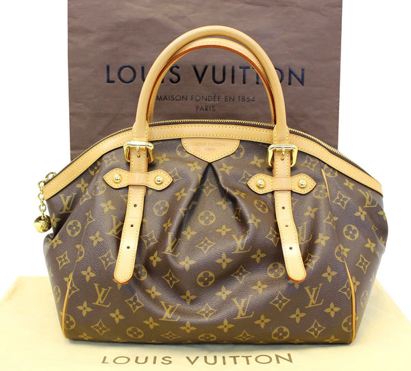 Louis Vuitton Monogram Tivoli GM Brown Tote Shoulder Bag