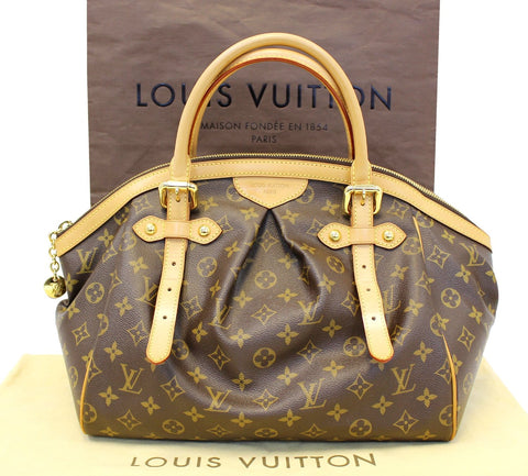 LOUIS VUITTON Monogram Tivoli GM Brown Tote Shoulder Bag