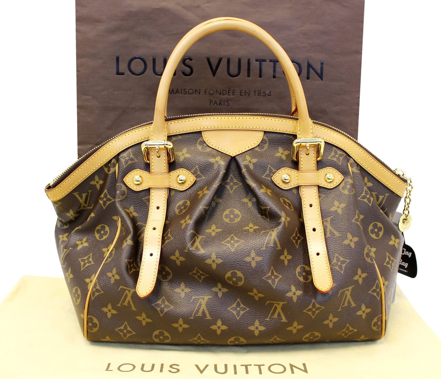 Authentic Louis Vuitton Monogram Tivoli GM With Dust Bag