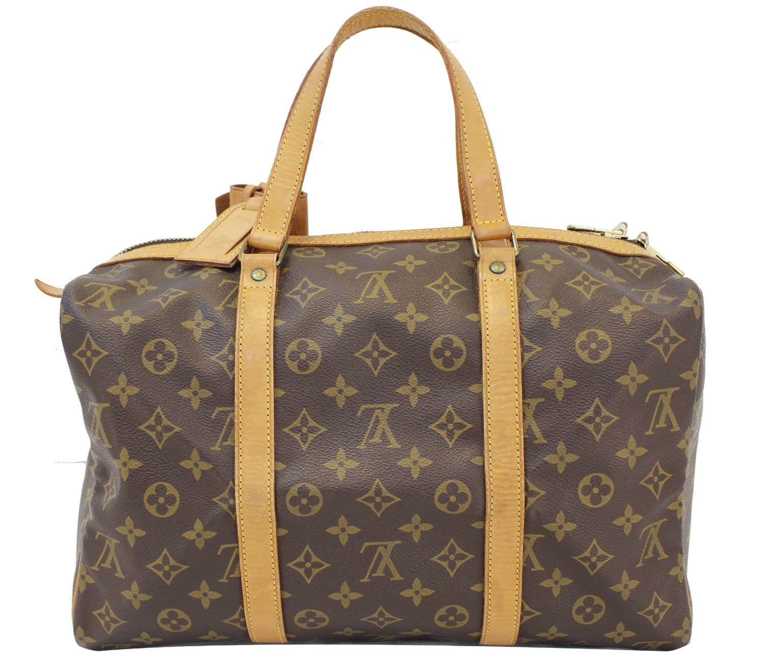 Authenticated Used Louis Vuitton Antigua Sac Weekend M80665 Boston Bag  Mocha 