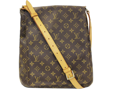 LOUIS VUITTON Monogram Canvas Musette Brown Crossbody Bag