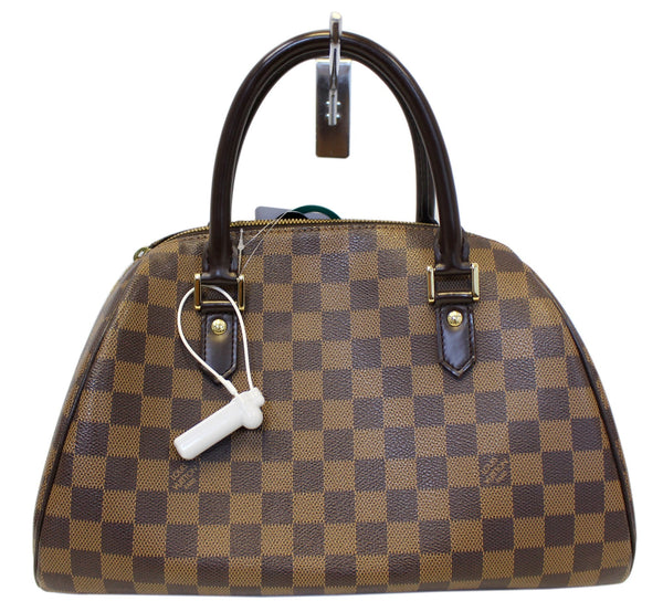 LOUIS VUITTON Ribera MM Damier Ebene Brown Satchel Bag