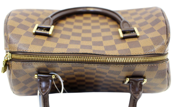 LOUIS VUITTON Ribera MM Damier Ebene Brown Satchel Bag