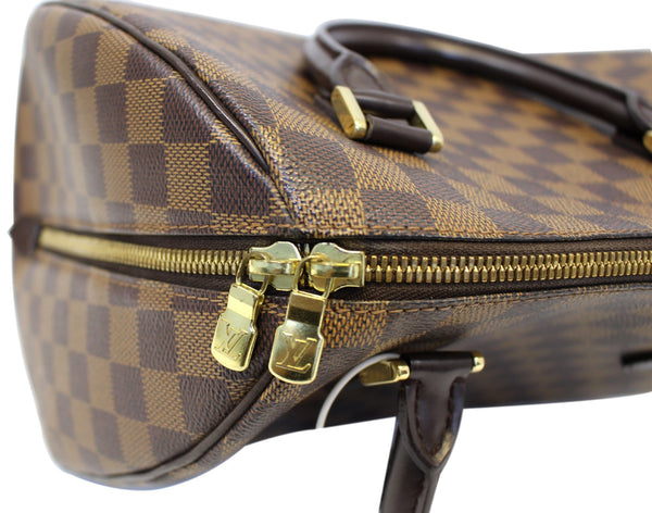 LOUIS VUITTON Ribera MM Damier Ebene Brown Satchel Bag