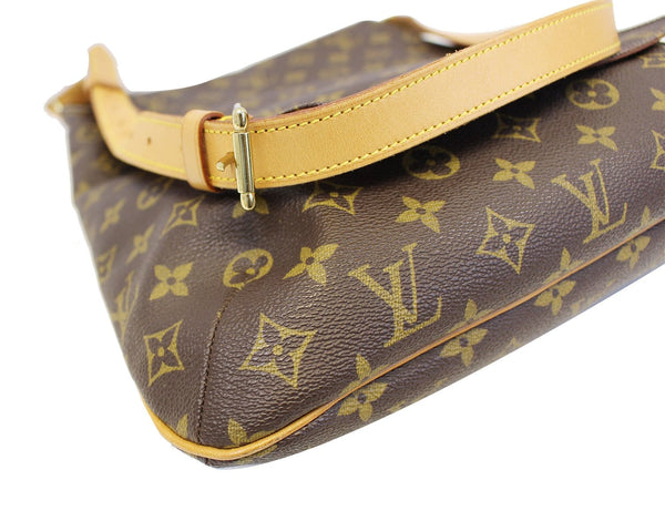LOUIS VUITTON Monogram Canvas Musette Brown Crossbody Bag