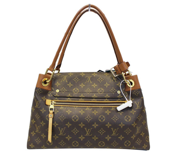LOUIS VUITTON Monogram Canvas Camel Olympe Satchel Bag